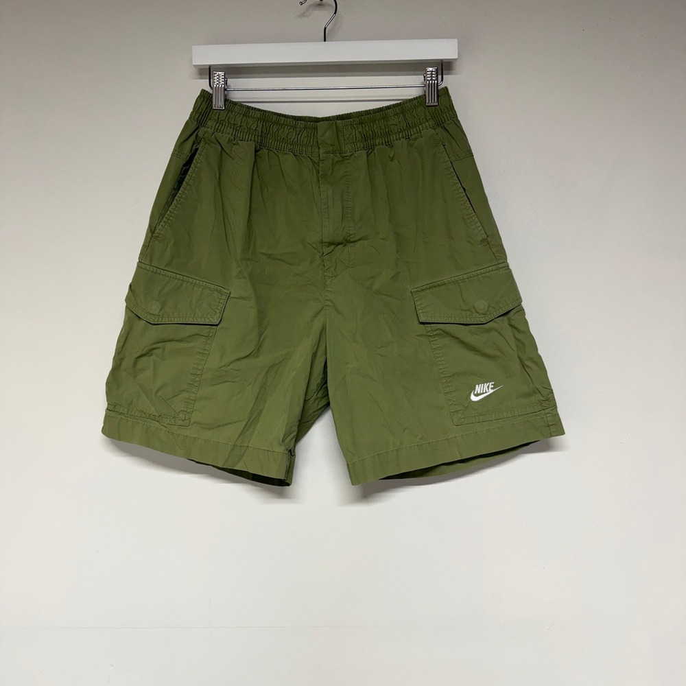 Nike Cargo Shorts Mens Size M Olive Green Utility Gorpcore